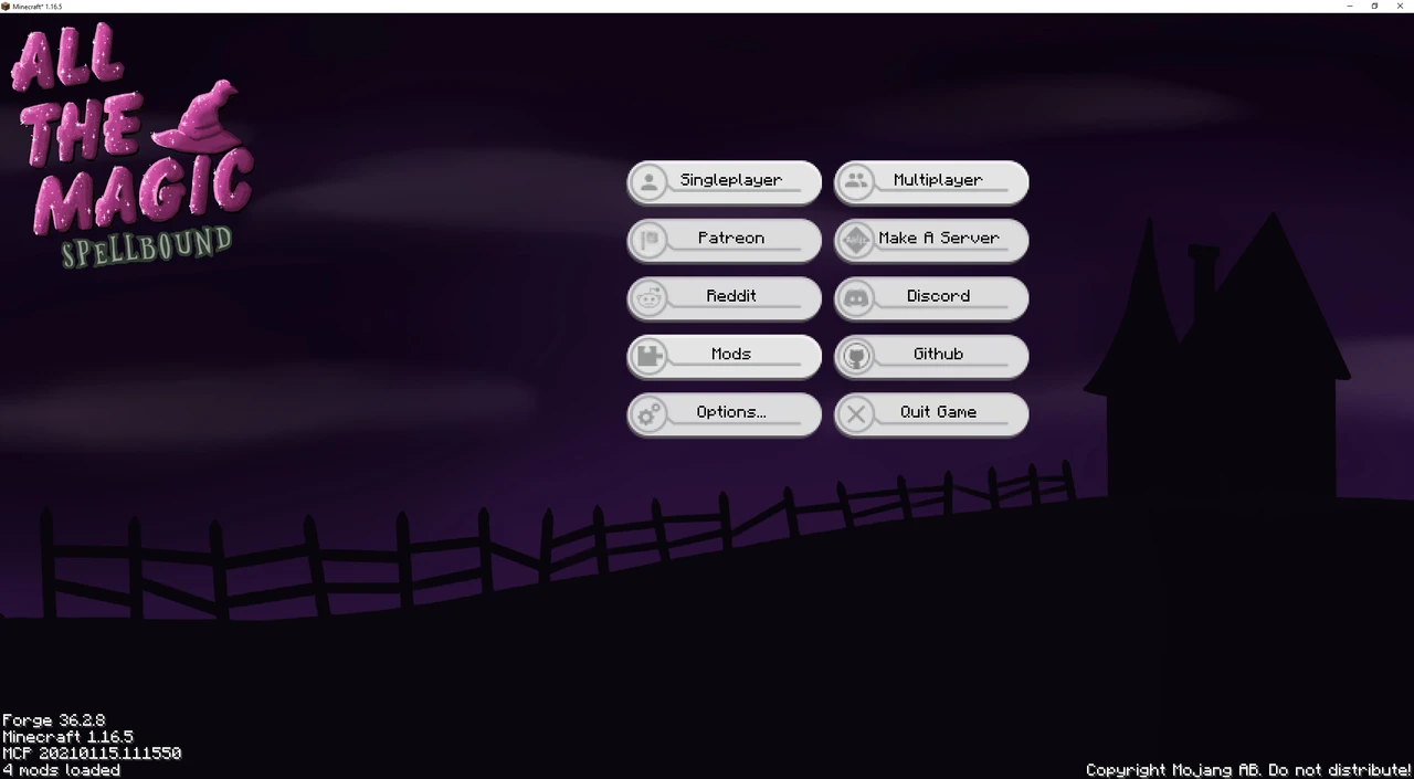 Capture d’écran du modpack All the Magic Spellbound - ATMS (1/2)