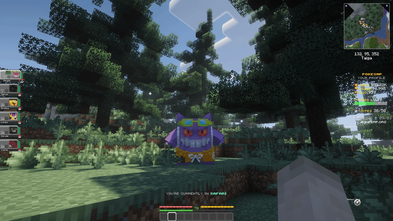 Capture d’écran du modpack Better Cobblemon 1.8 - #1 Minecraft Pokemon Experience + Poke SMP (1/3)