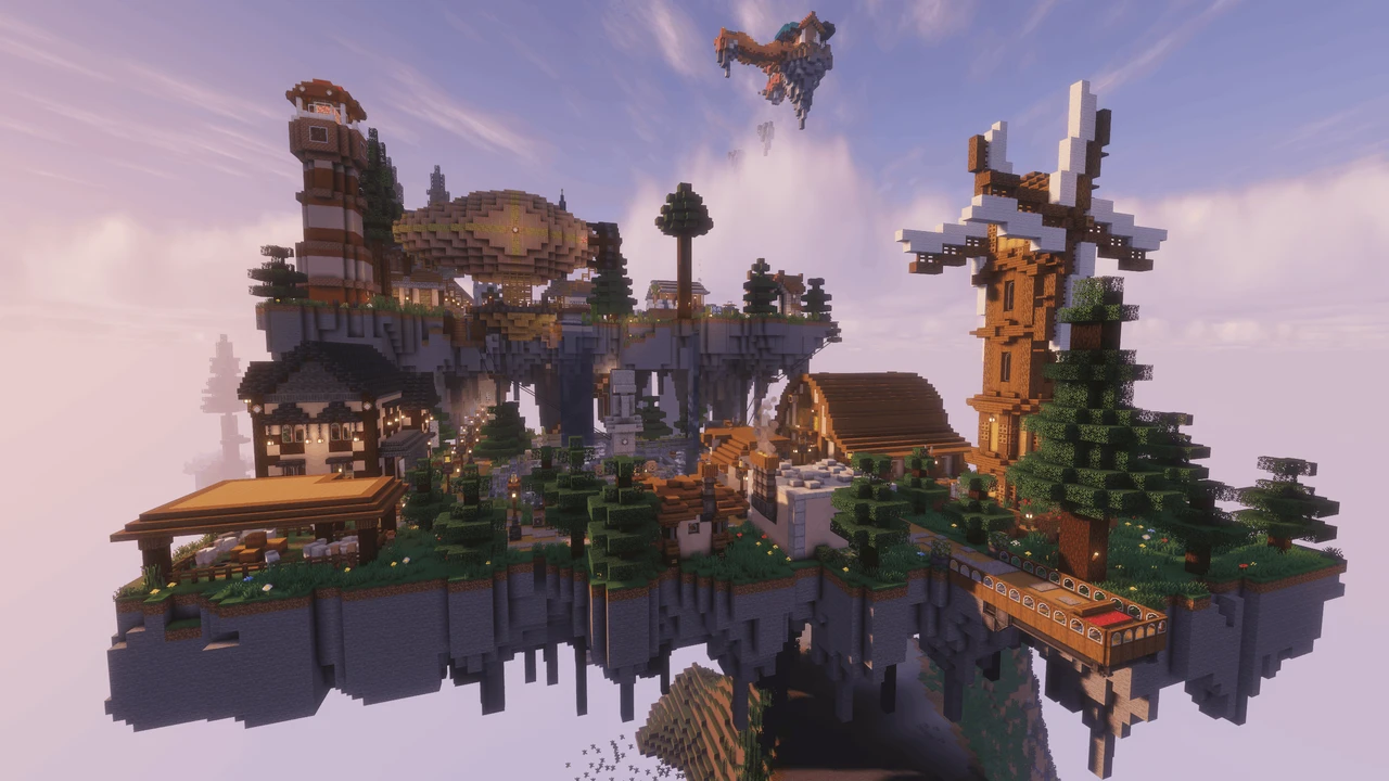 Capture d’écran du modpack Create Aeronautics - Skybound | Create Aeronautics & Create Addons with Quests (3/3)