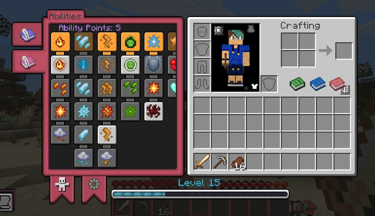 Capture d’écran du modpack MYTHCRAFT 5 (1/3)
