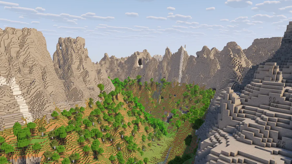Stony Peaks sans fin entourés de jungle