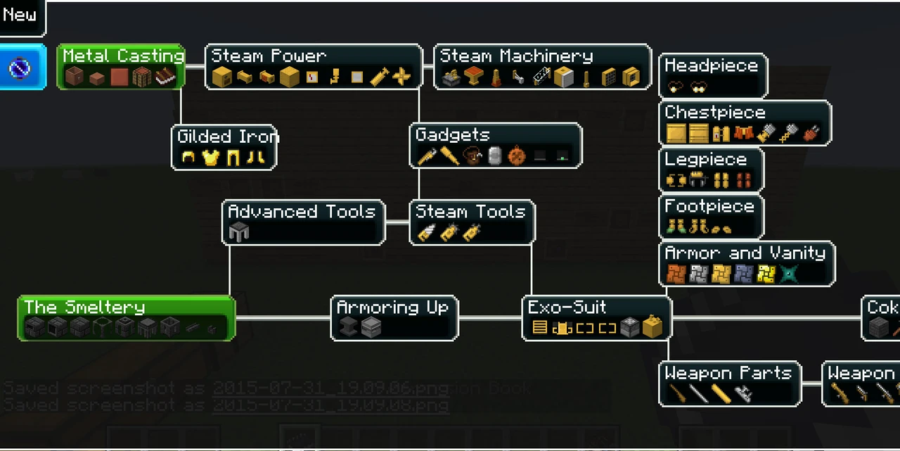 Capture d’écran du modpack Evolving Technology (1/1)