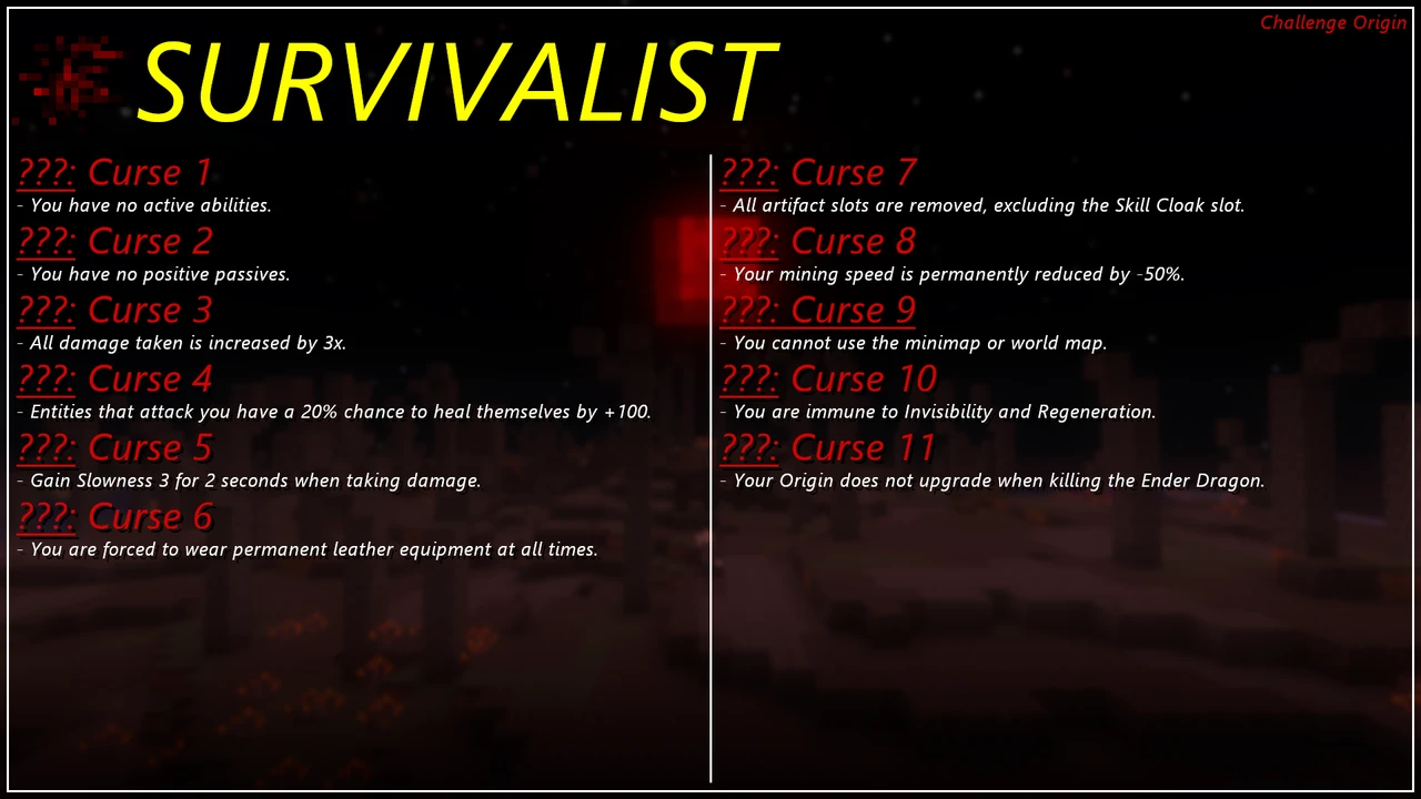 Capture d’écran du modpack Infernal Origins (2/3)