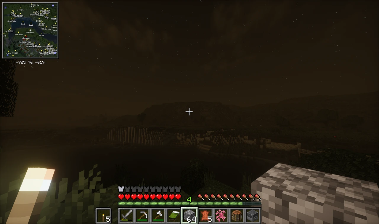 Capture d’écran du modpack Horror + (2/3)