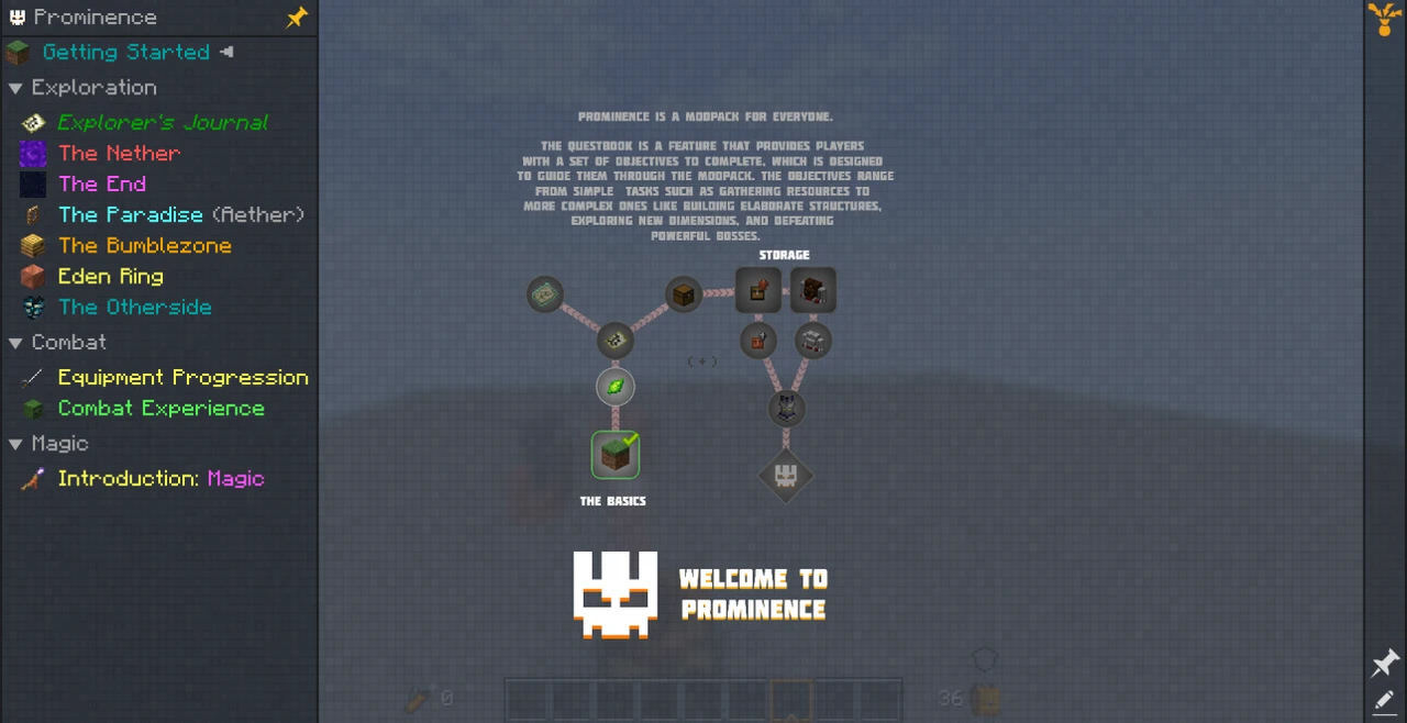 Capture d’écran du modpack Prominence™ I (Legacy) (3/3)