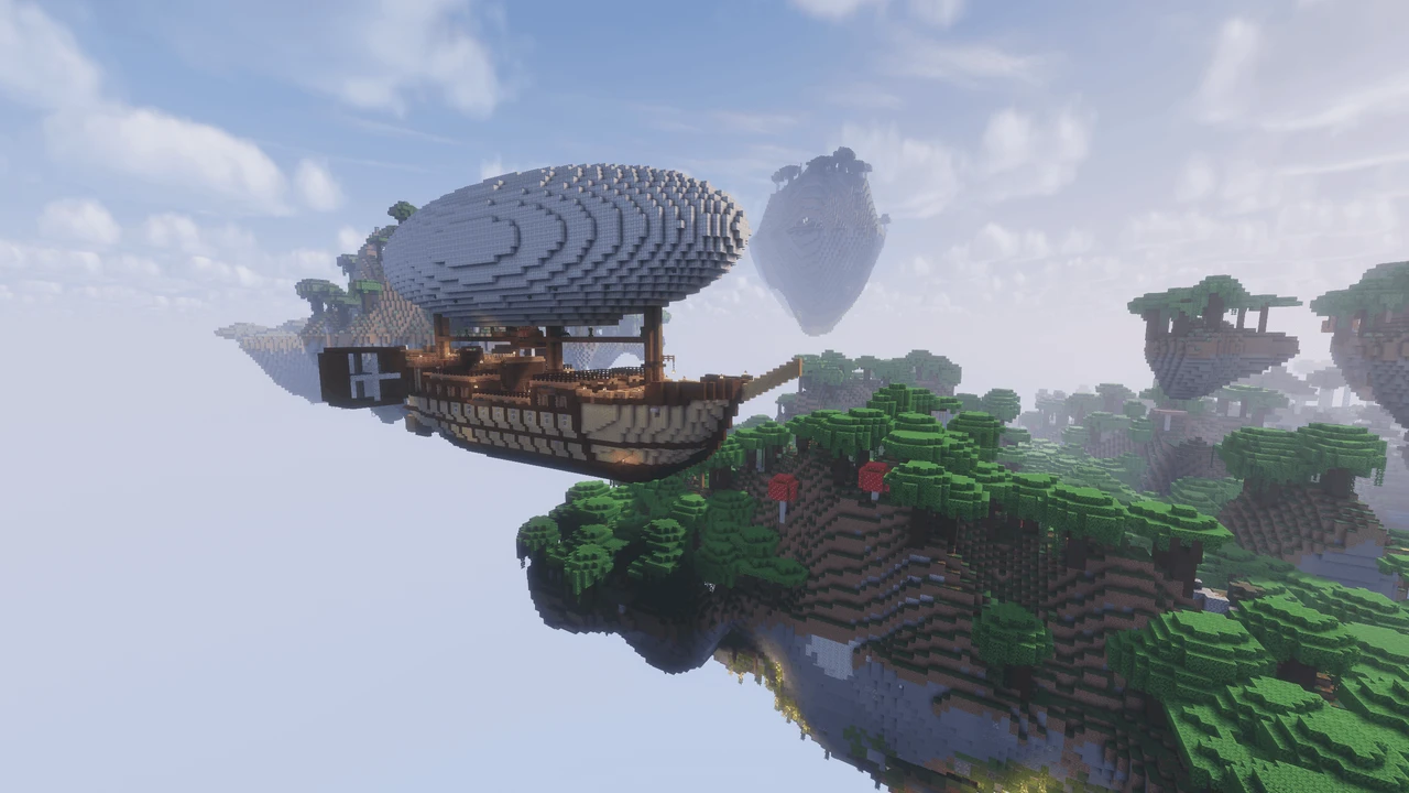 Capture d’écran du modpack Create Aeronautics - Skybound | Create Aeronautics & Create Addons with Quests (1/3)