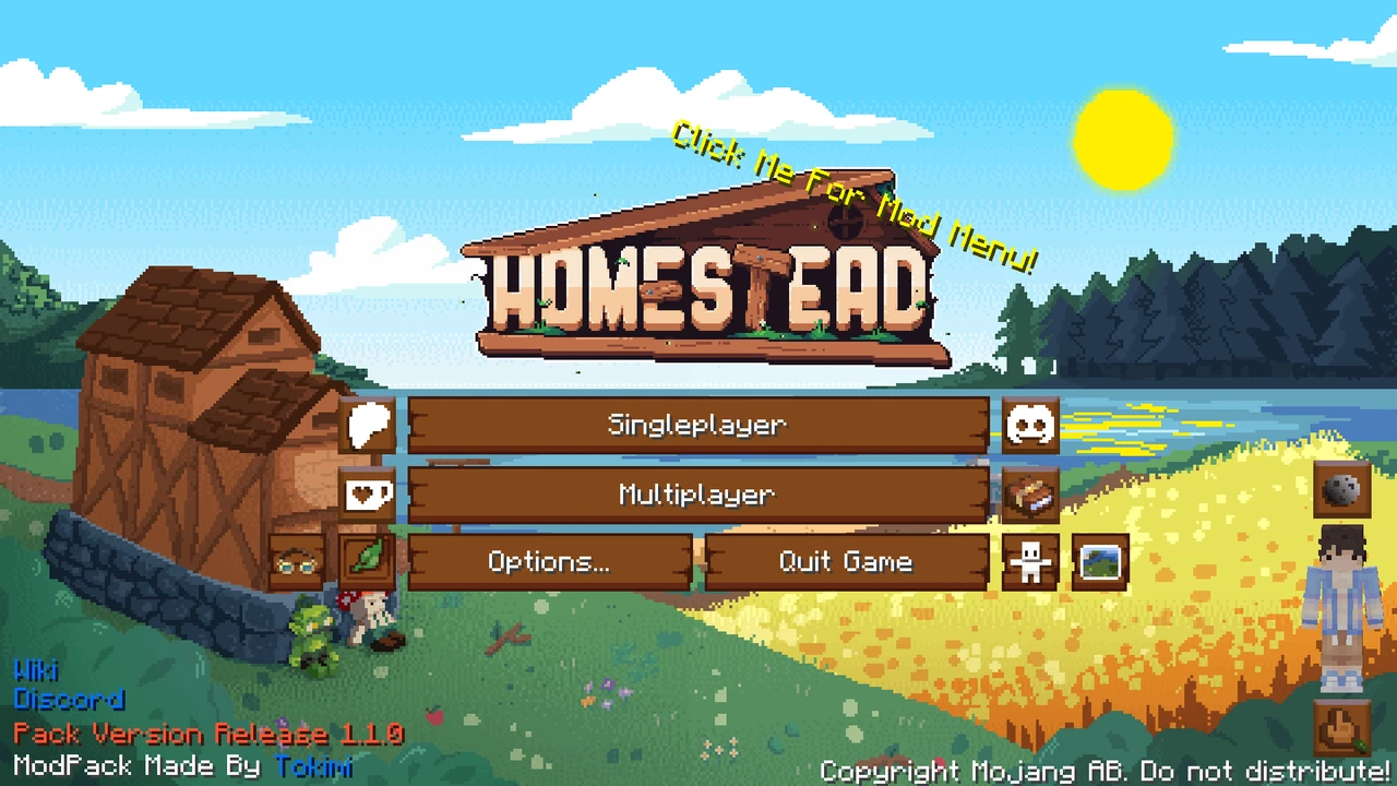 Capture d’écran du modpack Homestead - A Cozy Survival Experience (1/3)