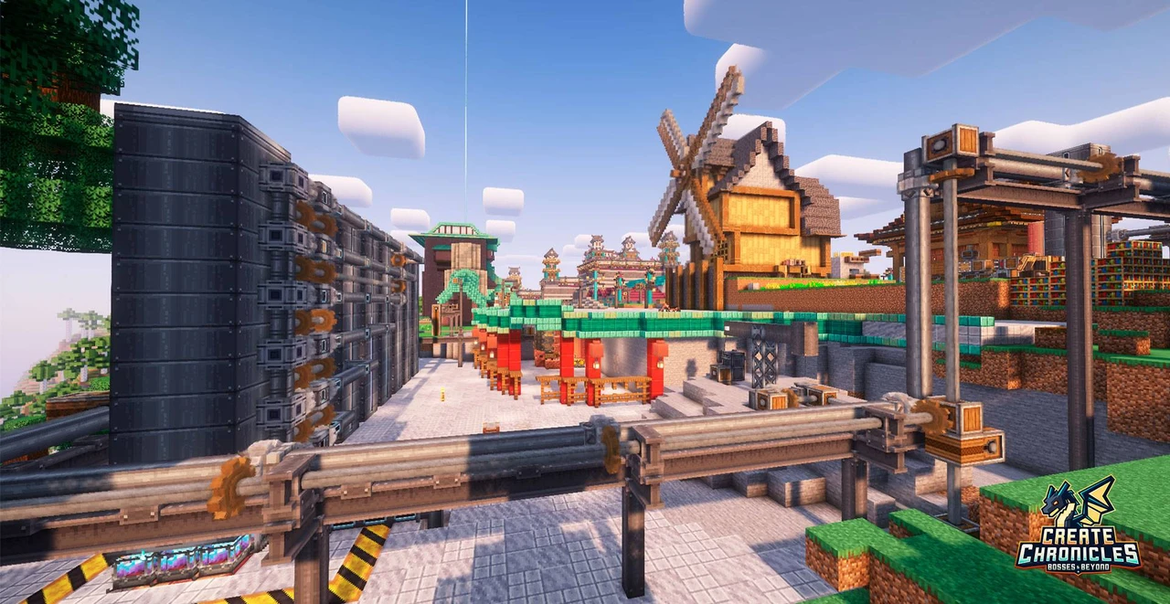 Capture d’écran du modpack Create Chronicles: Bosses and Beyond (1/3)