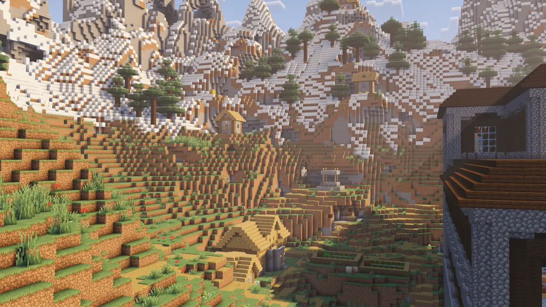 Woodland Mansion, village et Ancient City dans une vallée