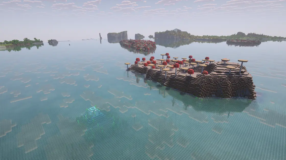 Trois Mushroom Islands pour trois joueurs
