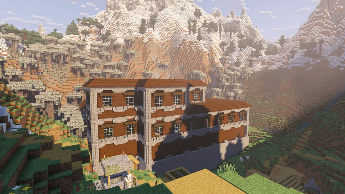 Woodland Mansion, village et Ancient City dans une vallée