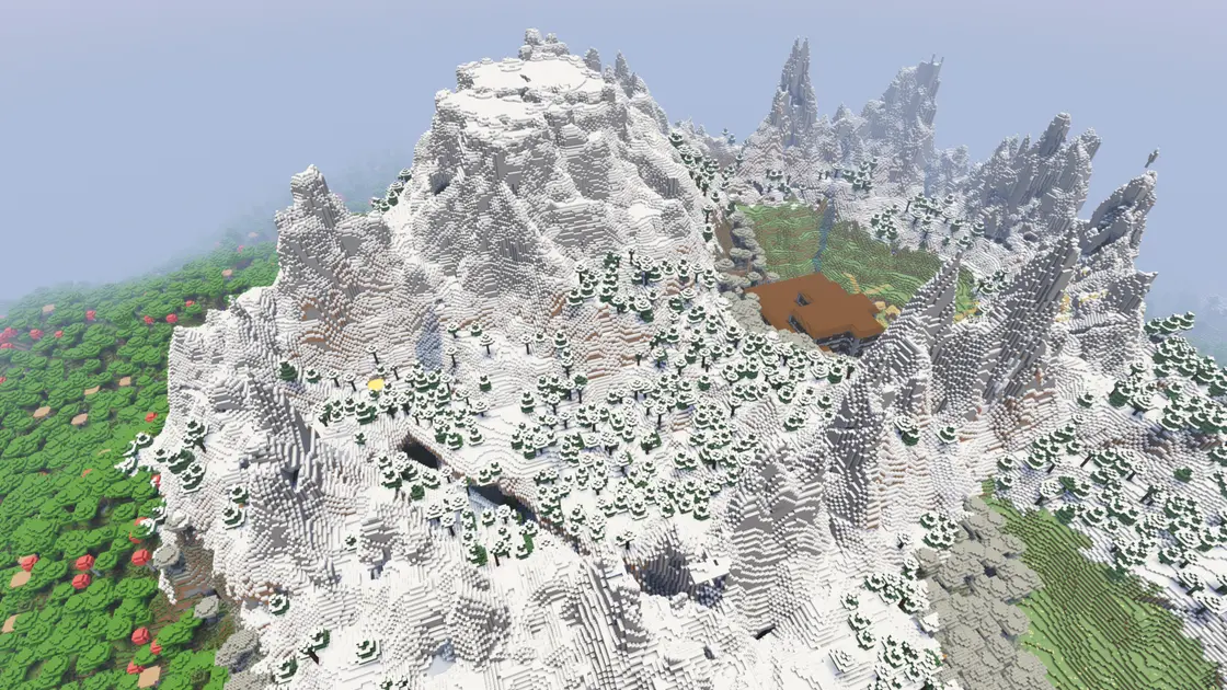 Woodland Mansion, village et Ancient City dans une vallée