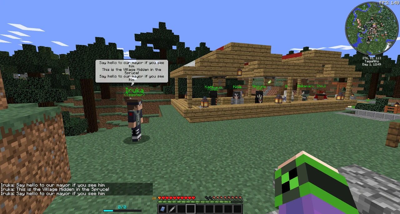Capture d’écran du modpack ZN Pack (Naruto) (1/3)