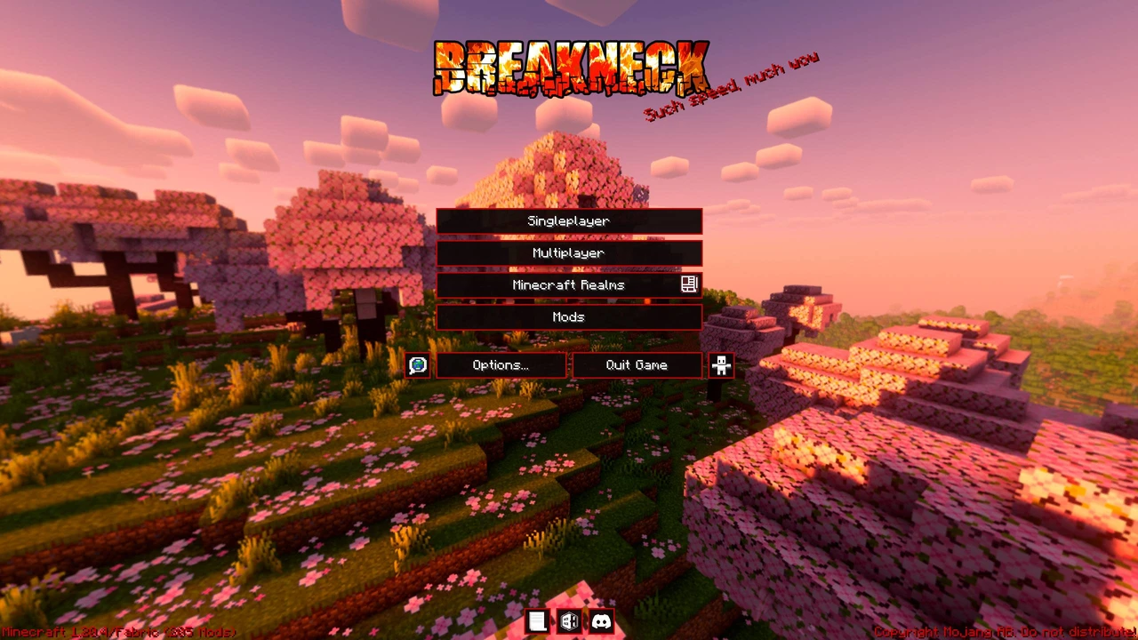 Capture d’écran du modpack Breakneck: Optimized | FPS Boost, Shaders & QoL (2/3)
