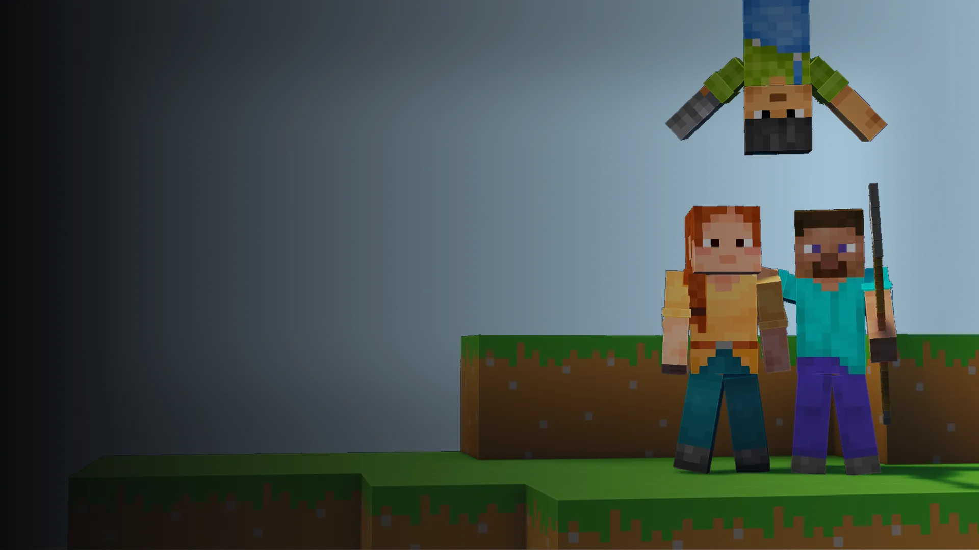 Paysage de montagne dans Minecraft